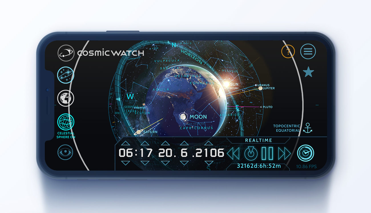 Vega Digital Awards Winner - THE COSMIC WATCH, Celestial Dynamics Ltd.