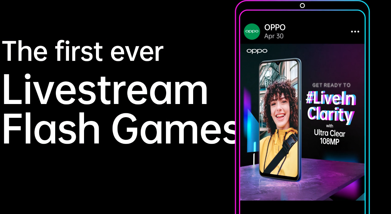 Vega Digital Awards Winner - The OPPO Reno3 Live Flash Games