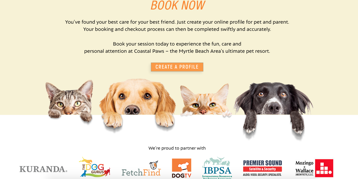 Vega Digital Awards Winner - Coastal Paws Pet Resort , LHWH Advertising & PR