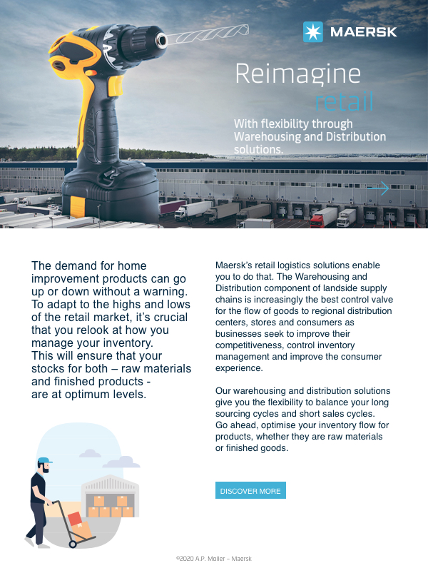 Vega Digital Awards Winner - Reimagine Retail, A.P Moller Maersk 