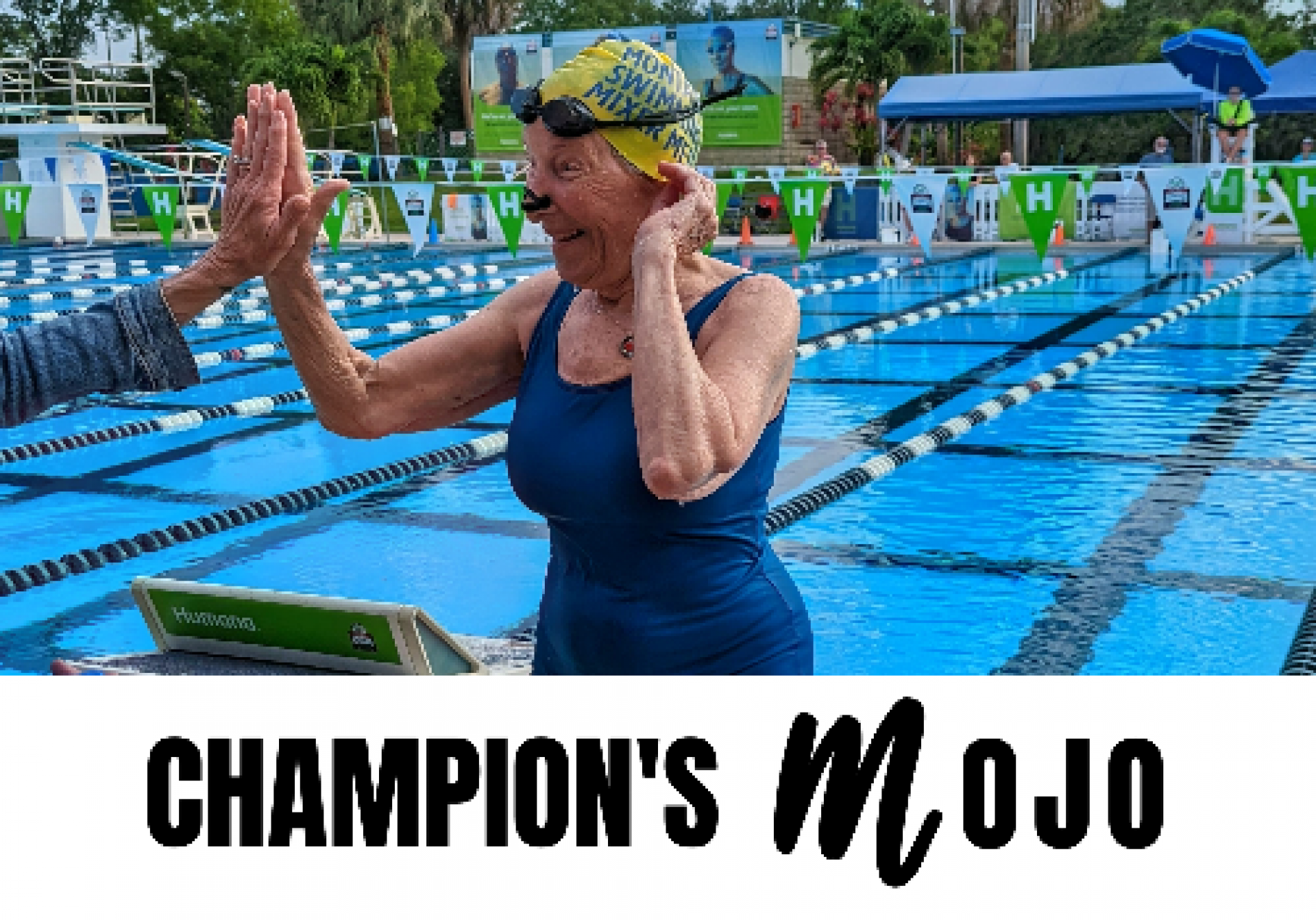 Vega Digital Awards Winner - At 100 Years of Age, a Strong, Social, Swim Champion, Champion's Mojo Podcast