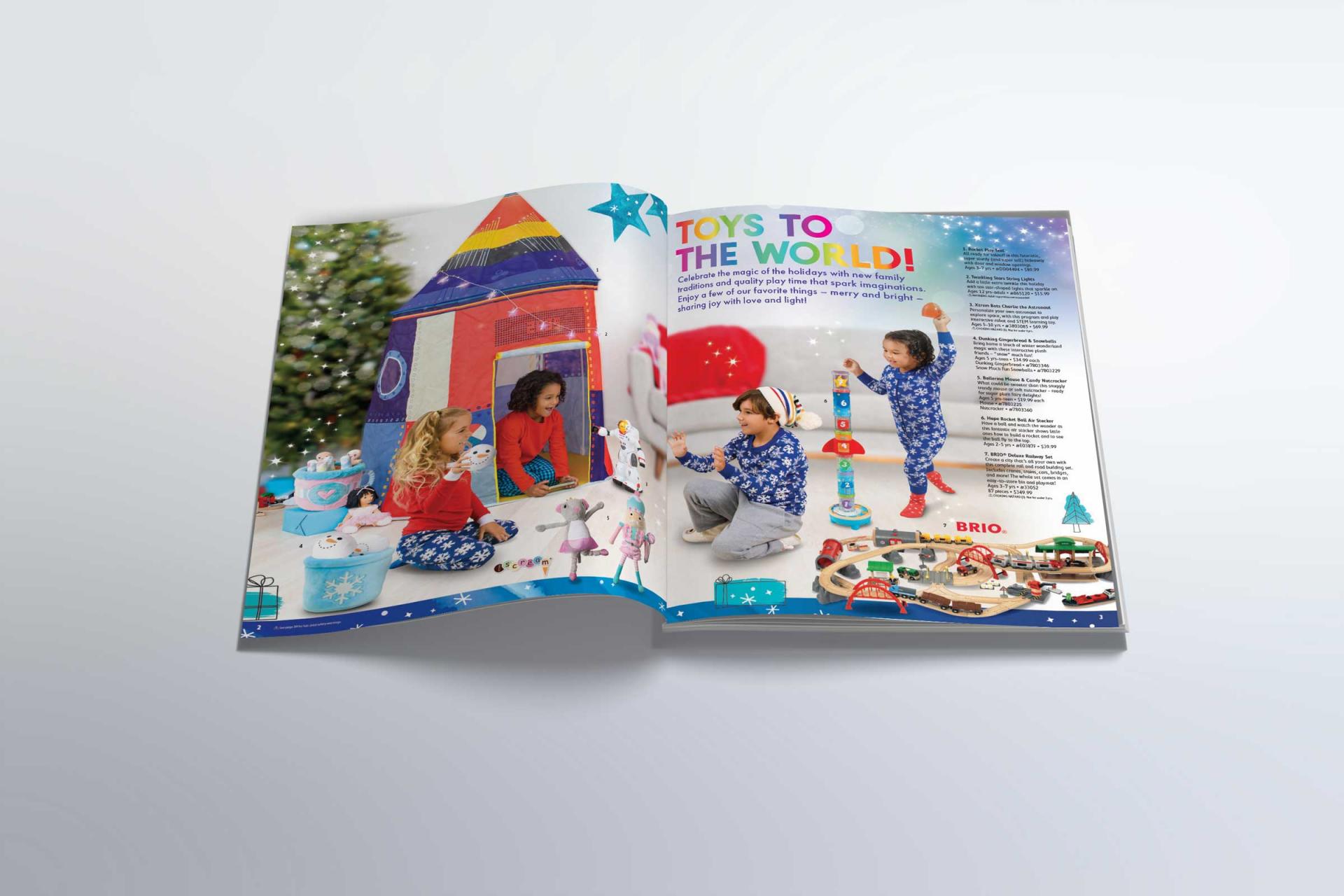 Vega Digital Awards Winner - 2022 Holiday Toy Catalog, Jane Lee Design