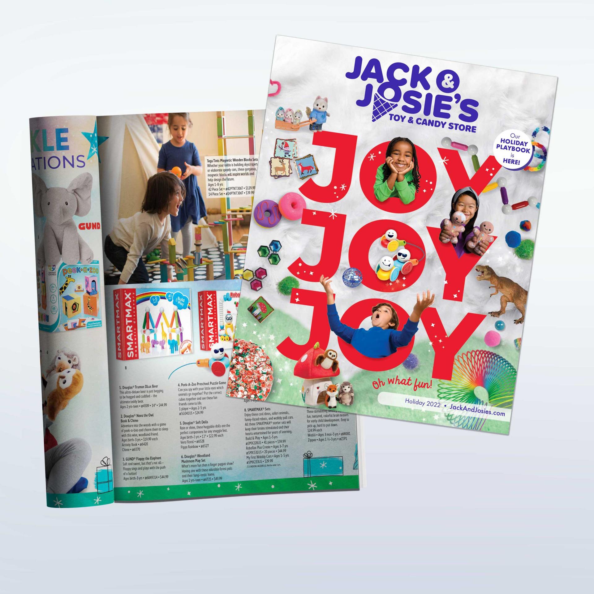 Vega Digital Awards Winner - 2022 Holiday Toy Catalog, Jane Lee Design