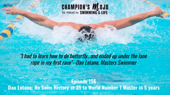 Vega Digital Awards Winner - No Swimming History at Age 35 to World #1 Master in 5 Years, Champion's Mojo Podcast