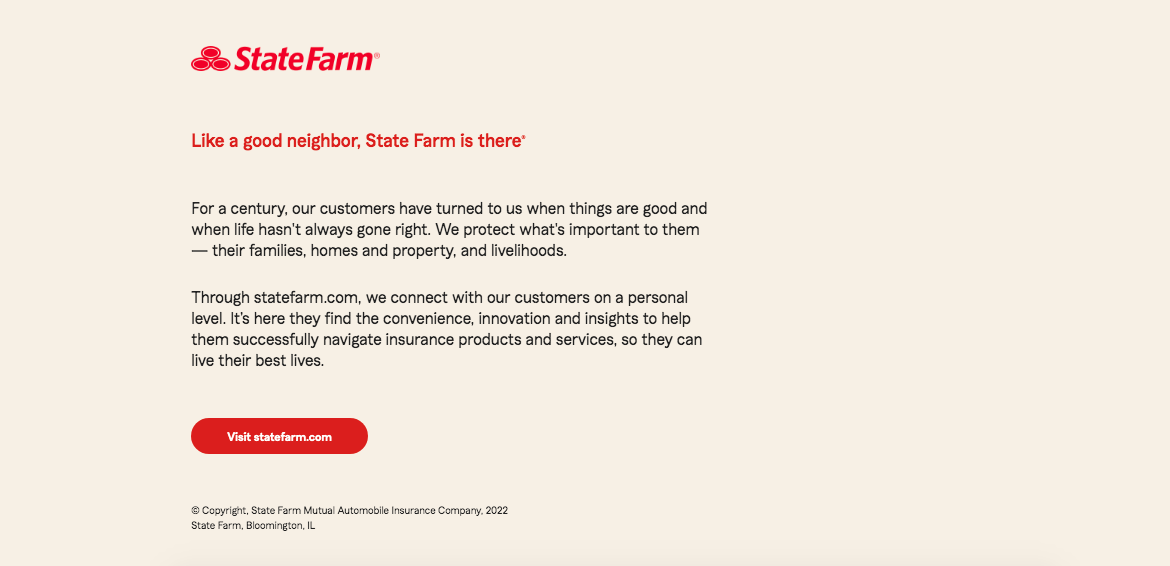 Vega Digital Awards Winner - Statefarm.com 2023, State Farm Insurance Company