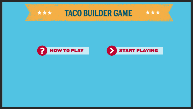 Vega Digital Awards Winner - Let's build a taco! - Taco Builder, Evolve Solutions Group