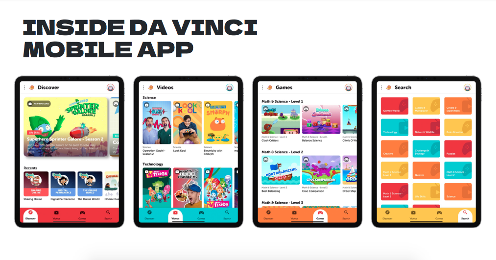 Vega Digital Awards Winner - The Da Vinci App, Da Vinci