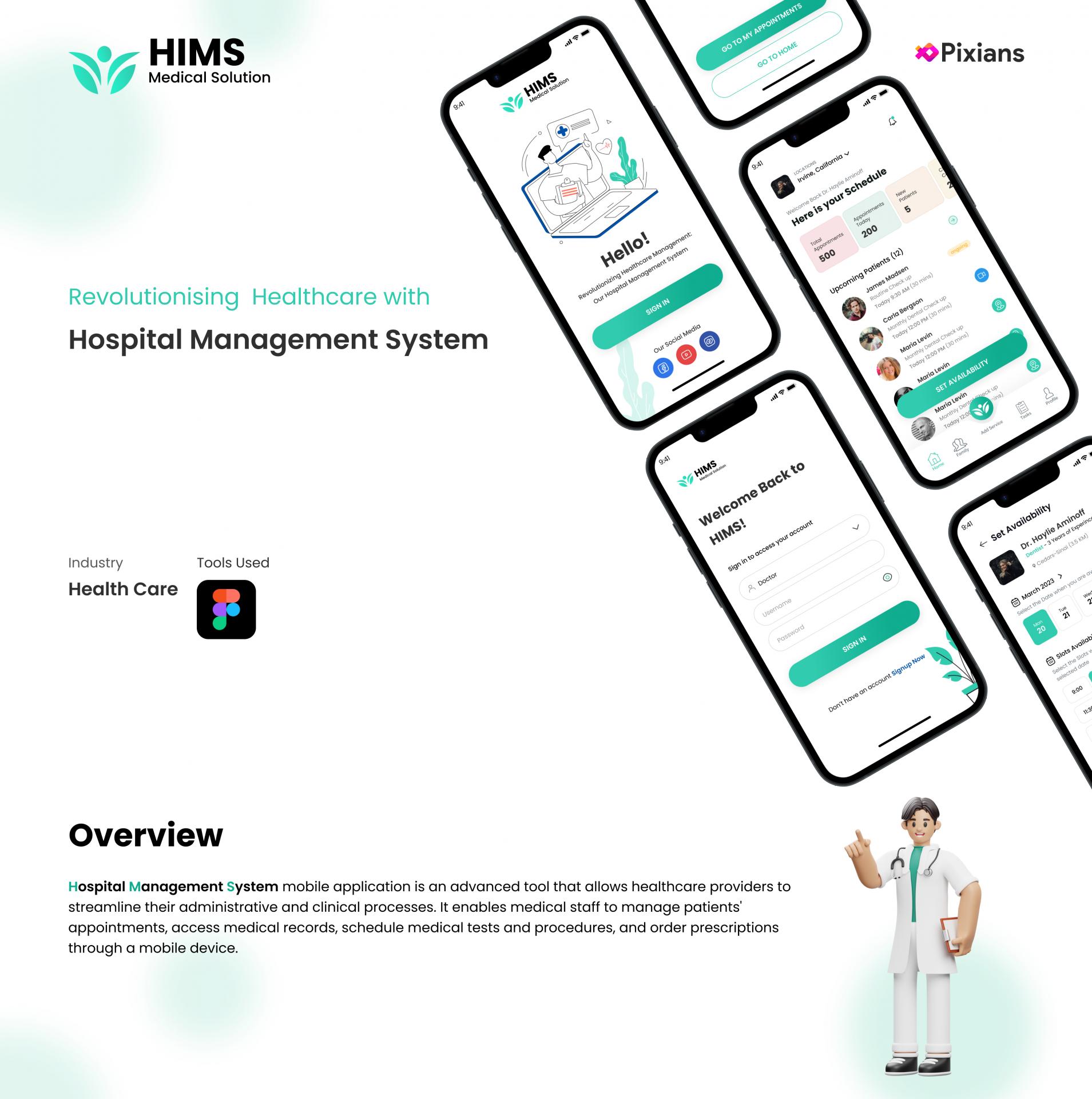 Vega Digital Awards Winner - Hospital Management System, Pixians