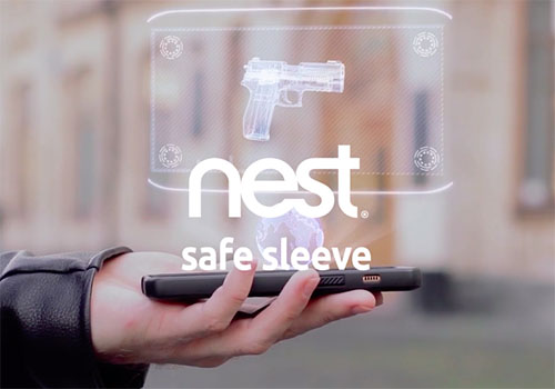 Nest Safe Sleeve, Miami Ad School San Francisco - Vega Website Awards Winner