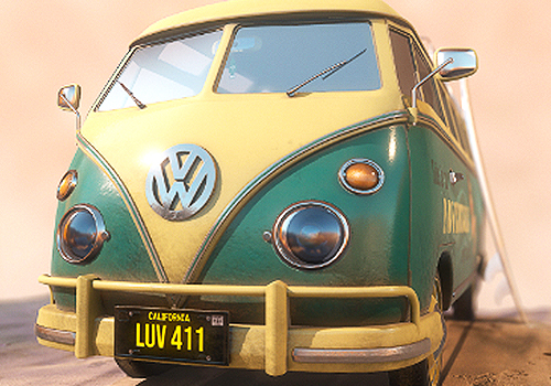Volkswagen Hippie Bus, Academy of Art University - Vega Website Awards Winner