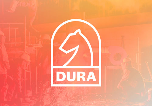 DURA Cast-Iron Foundry Logo & Identity, Texas Christian University - Vega Website Awards Winner