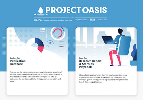 Project Oasis Website, DesignHammer - Vega Website Awards Winner