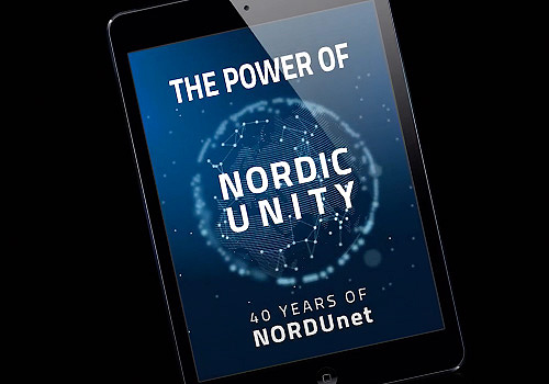 The Power of Nordic Unity - 40 years of NORDUnet, NORDUnet A/S - Vega Website Awards Winner
