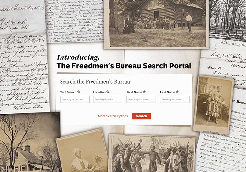 Freedmen's Bureau Search Portal, Forum One - Vega Website Awards Winner