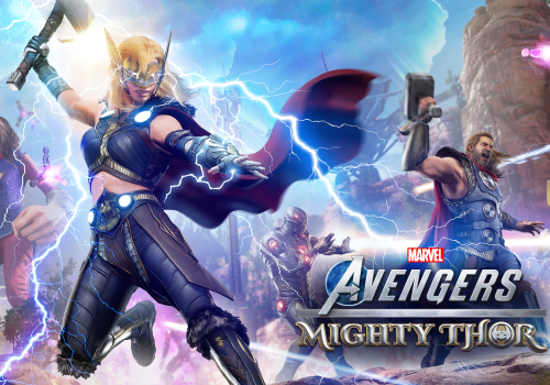 Mighty Thor Comic Cover, Crystal Dynamics - Vega Website Awards Winner
