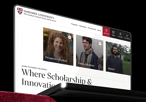 Harvard Graduate School of Arts & Sciences Website Redesign, Gravity Switch - Vega Website Awards Winner