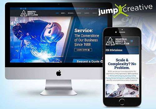 ISI Website, Jump Creative - Vega Website Awards Winner