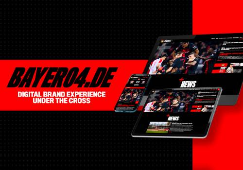 bayer04.de - Digitial brand experience 'under the cross', Bayer 04 Leverkusen Fußball GmbH - Vega Website Awards Winner
