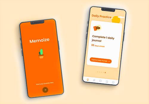 Memoize AI-driven mental therapy app, Memoize AI - Vega Website Awards Winner