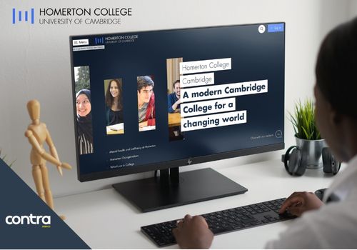 Increasing Cambridge University college applications by 25%, Contra Agency - Vega Website Awards Winner