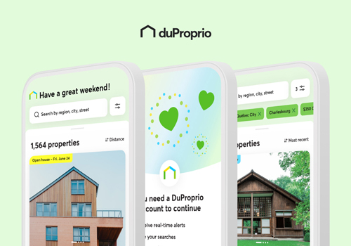 DuProprio: Finding your next home, Mirego - Vega Website Awards Winner