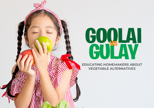Goolai Vs. Gulay: Educating Homemakers Alternative Nutrition, PAGEONE - Vega Website Awards Winner