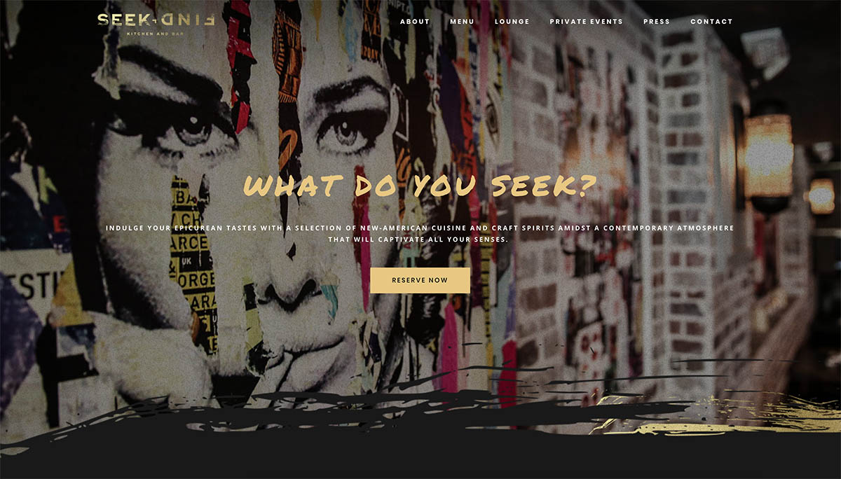 Vega Digital Awards Winner - Seek + Find Website, The Brand Collective