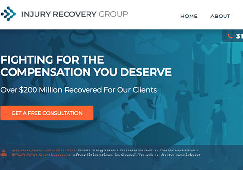 Injury Recovery Group, FindLaw - Vega Website Awards Winner