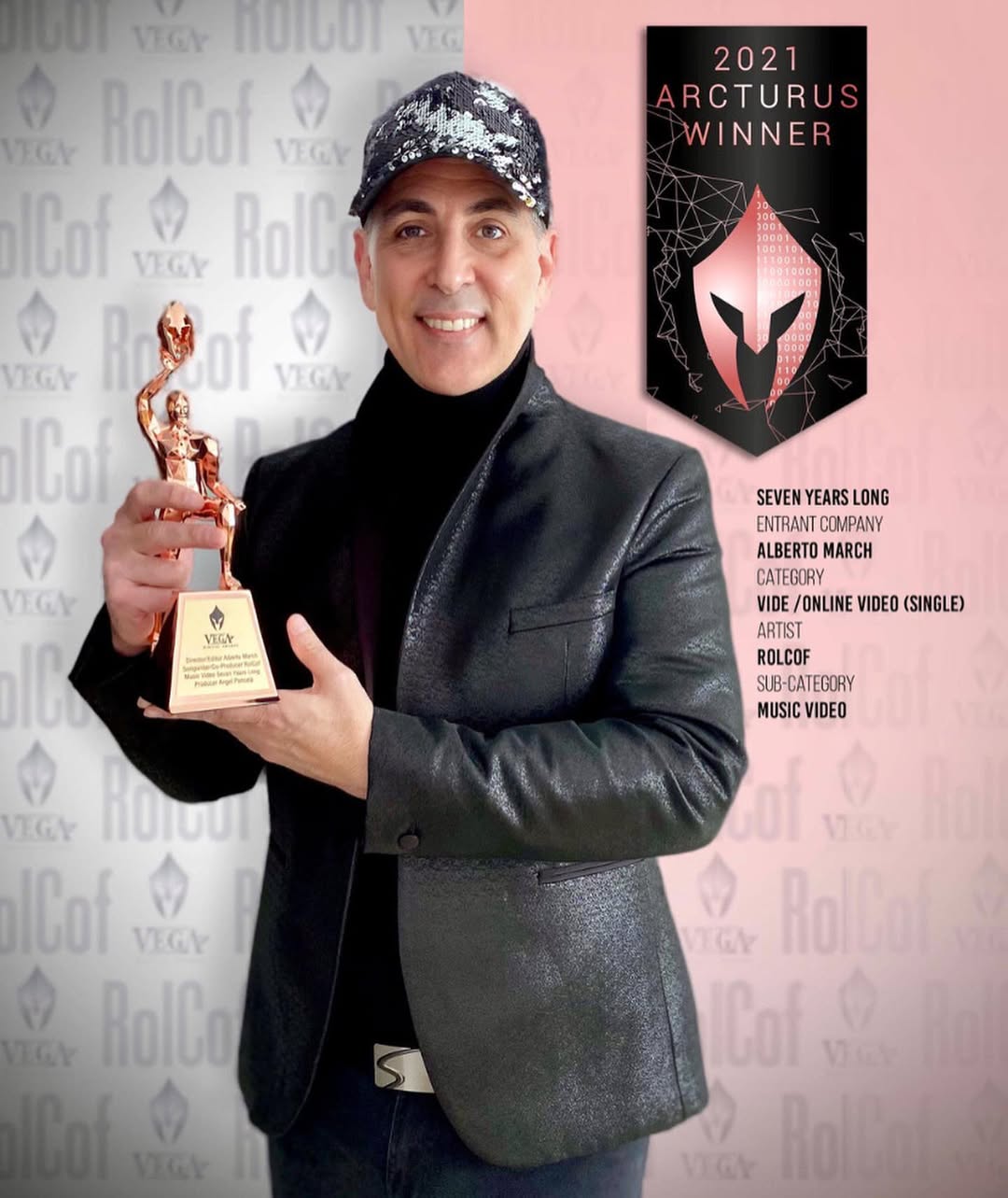 Vega Digital Awards Winner - Alberto March Celebrated with an Arcturus Award for Music Video Achievement